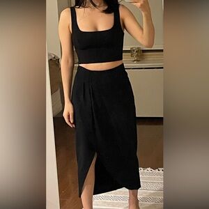 Aritzia Babaton Kinsley Wrap Skirt